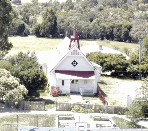 Tasmanian Pictorial Church Index drone image taken January 2023