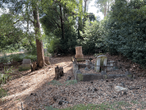 St Silas was situated beyond the gravestones, February 2023