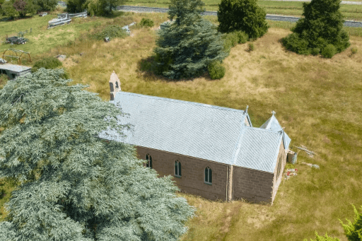 Tasmanian Pictorial Church Index drone image taken January 2023