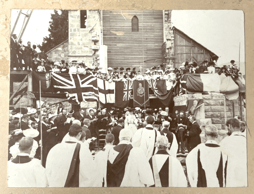 Laying of Foundation Stone, 1902. Tasmanian Archives