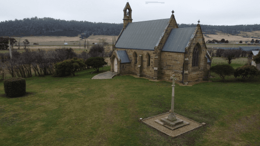 Tasmanian Pictorial Church Index drone image, June 2021