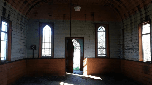 Inside the chapel, July 2020. Reproduced with the permission of Marion Sargent