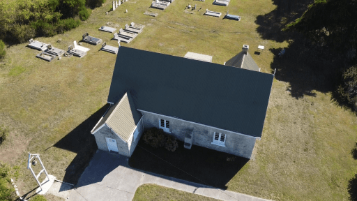 Tasmanian Pictorial Church Index drone image, April 2021.