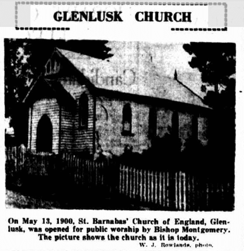 St Barnabas', Glen Lusk