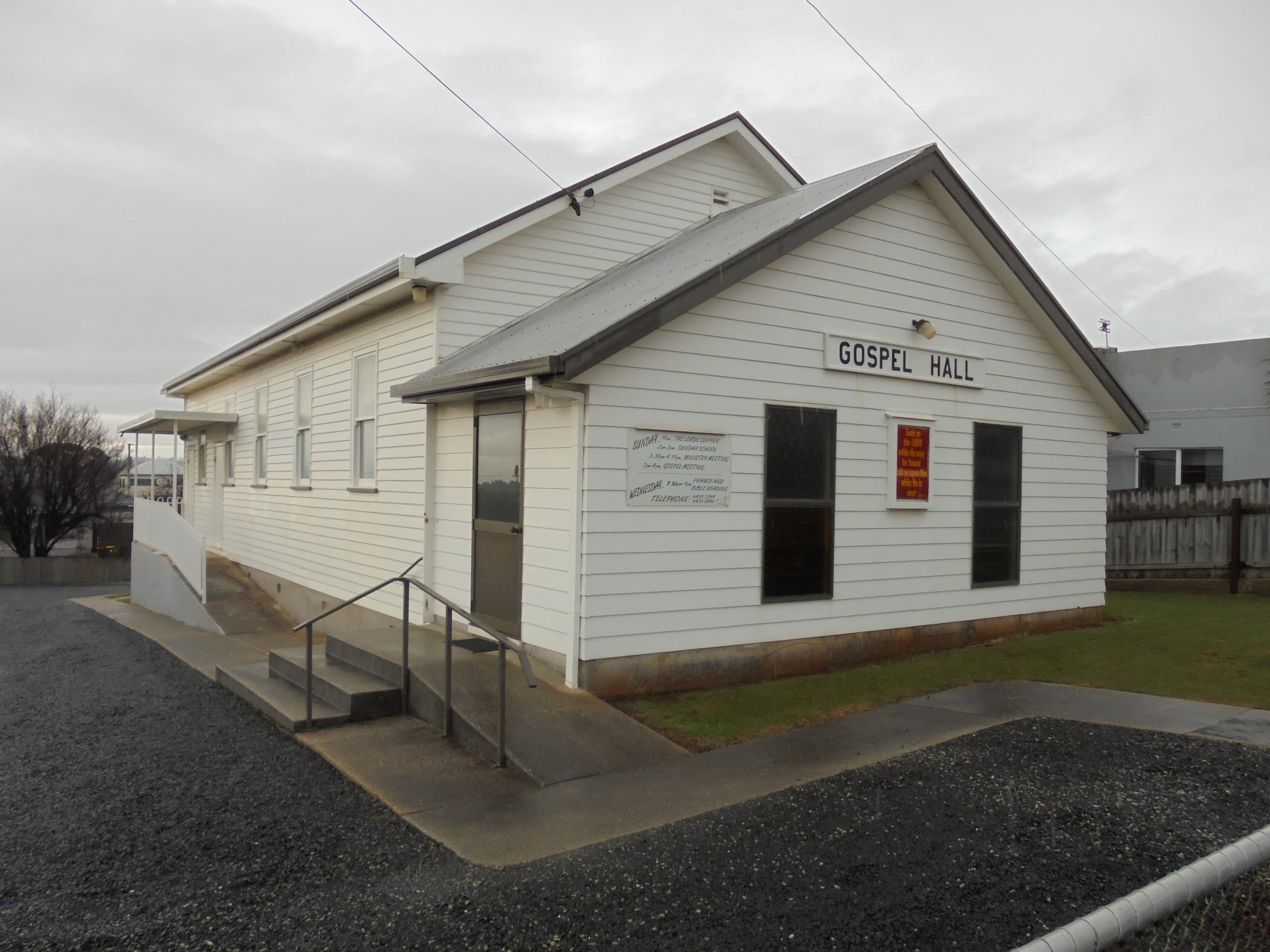 Upper Burnie Gospel Hall, Burnie, Tasmania