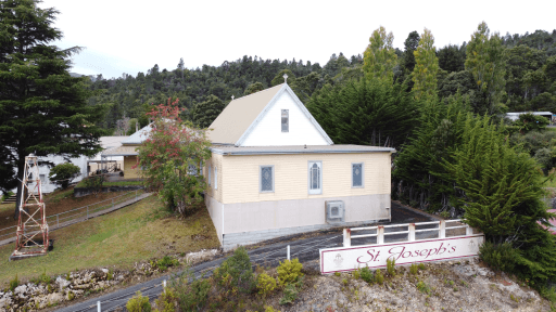 Tasmanian Pictorial Church Index drone image taken April 2022