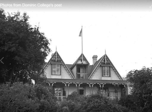 The first chapel (1945-1946) was on the left inside Grantleigh.
