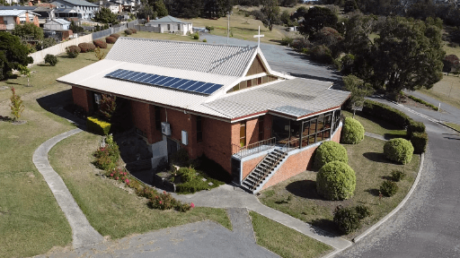 Tasmanian Pictorial Church Index drone image, April 2021.