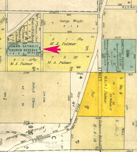 Location of Church, Tasmanian Archives