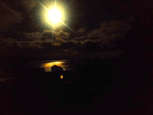 Church under moonlight. Reproduced with the permission of Mark Harrison