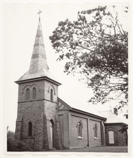 St. Peter's Church of England, Nile, Mercury Newspaper, Tasmanian Archives, 1960-1970