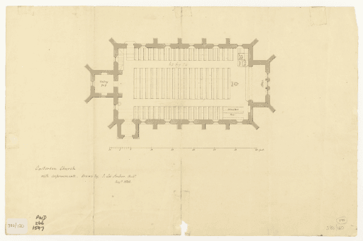 Oatlands - Casterton Church (J. Lee Archer), Tasmanian Archives