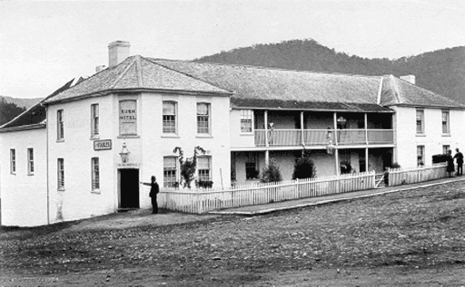 The Bush Inn, 1880s. Tasmanian Archives