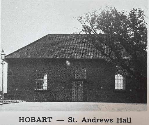 St Andew's Hall, Hobart