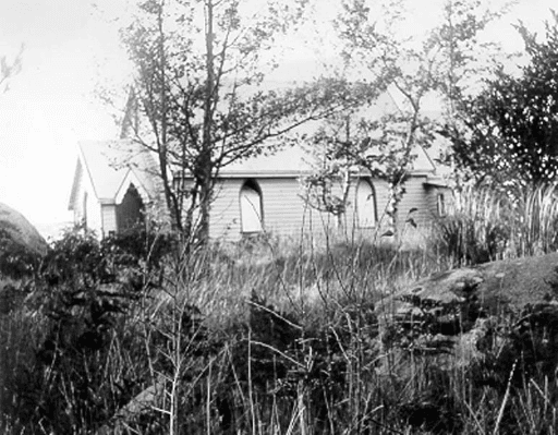 View of the Church at the Steppes, 1930, Tasmanian Archives