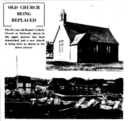 Old Church Being Replaced, Mercury, 1939