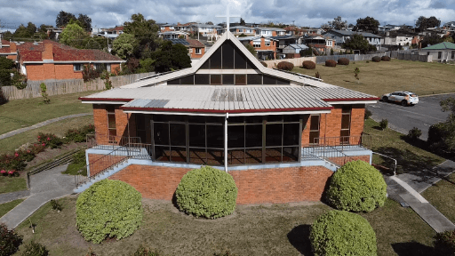 Tasmanian Pictorial Church Index drone image, April 2021.