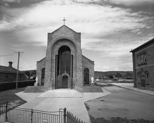 St. Finn Barns Roman Catholic Church, Launceston, Tasmanian Archives, 1957