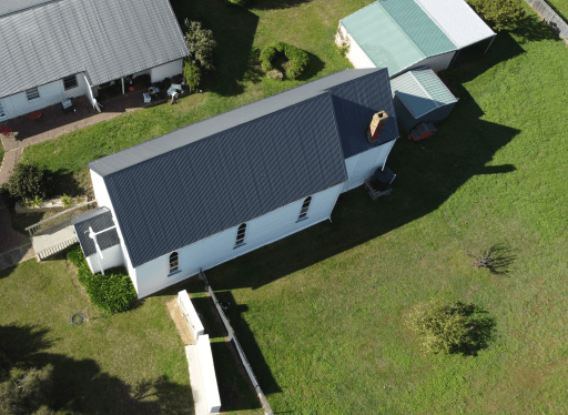 Tasmanian Pictorial Church Index drone image, April 2021.
