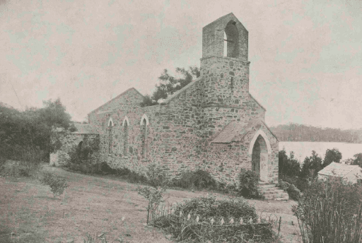 Weekly Courier newspaper, 1910 - church ruins