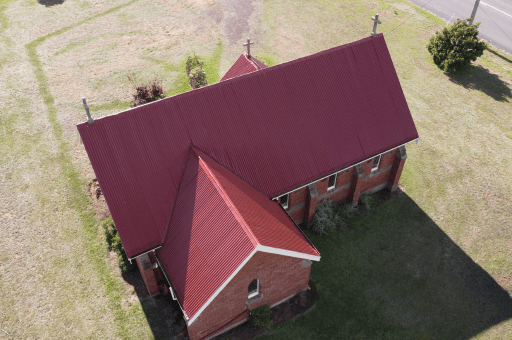 Tasmanian Pictorial Church Index drone image, April 2021.