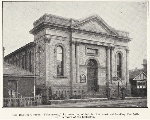 Baptist Tabernacle, Launceston