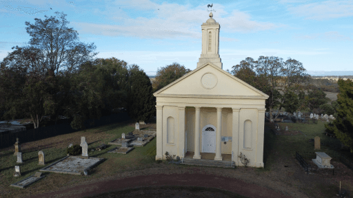 Tasmanian Pictorial Church Index drone image, April 2021.