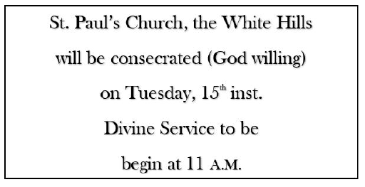St Paul's, White Hills