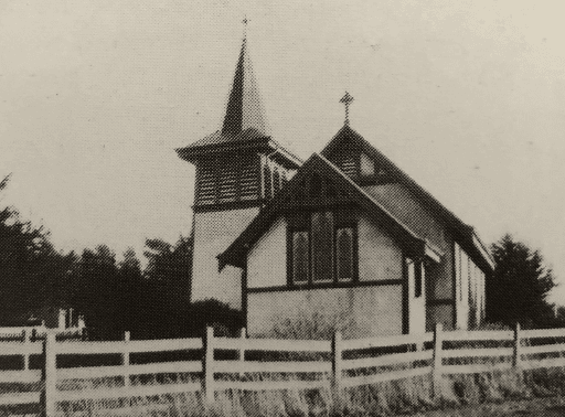 The old church. Reproduced with the permission of the Anglican Church of Tasmania