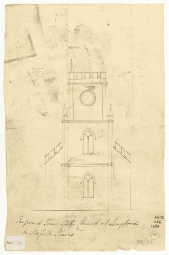 Proposed plan - Longford - formerly Norfolk Plains - Church, Tasmanian Archives