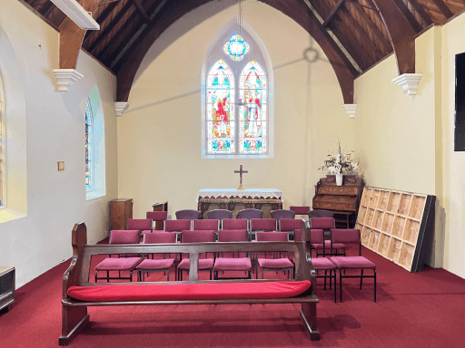 Original 1825 Altar. Photograph taken August 2023