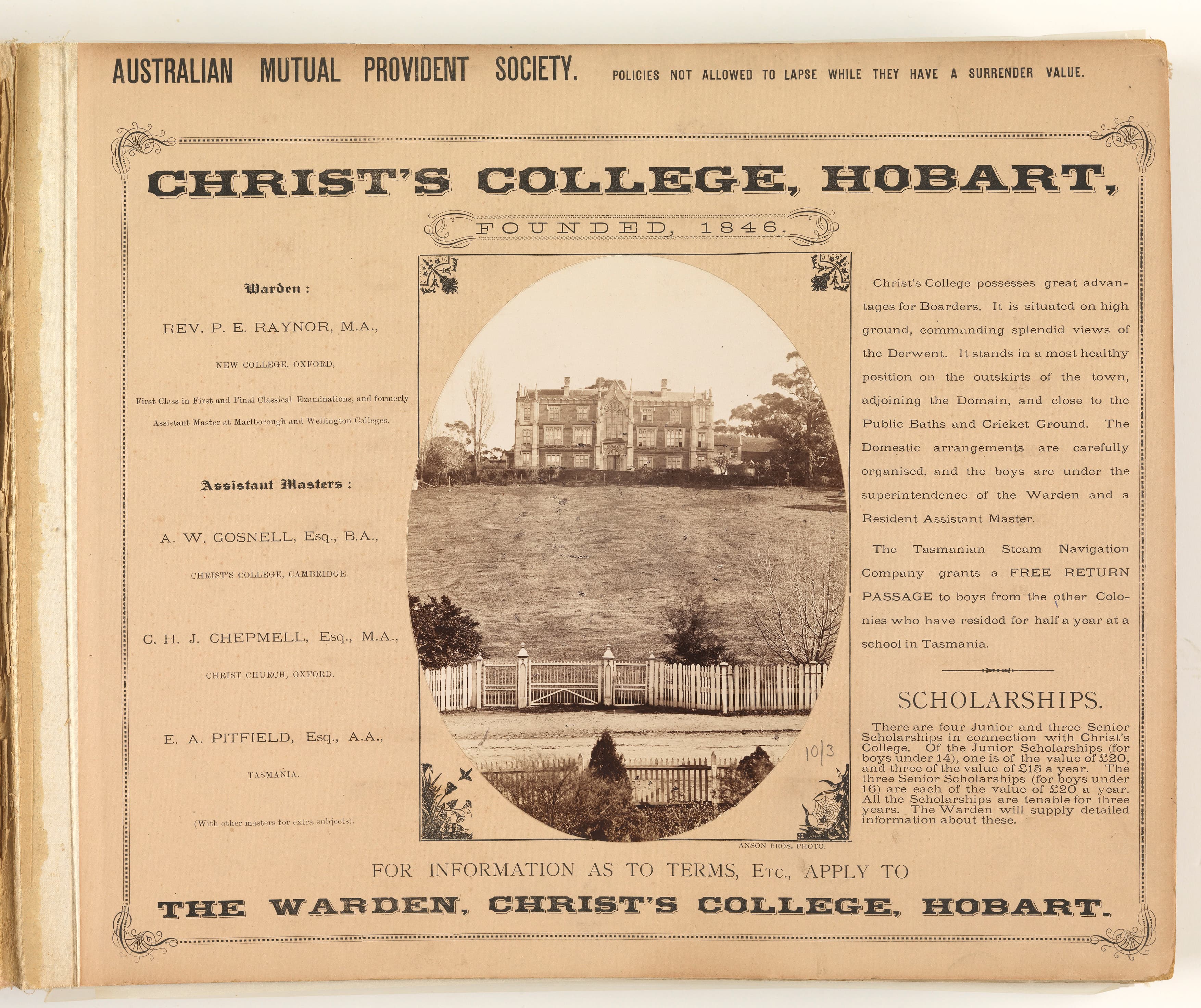 Christ College Chapel, Dynnyrne, Tasmania