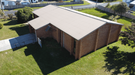 Tasmanian Pictorial Church Index drone image, April 2021.