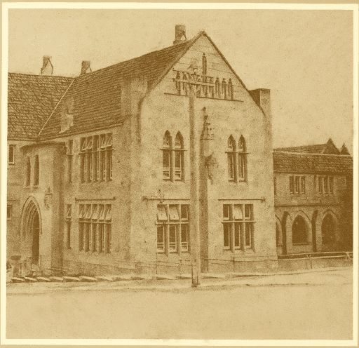 Christ College wing at Hutchins School, Maquarie Street, 1913. Reproducted with the permission of the Anglican Church of Tasmania