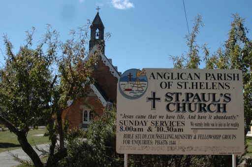 St Helens - St Paul's Church, Tasmanian Archives