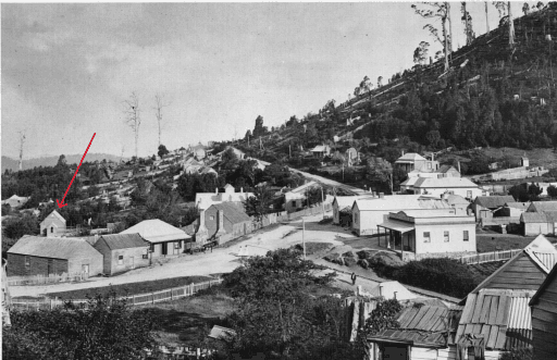 Location of Catholic Church. Dennison Heritage Collection