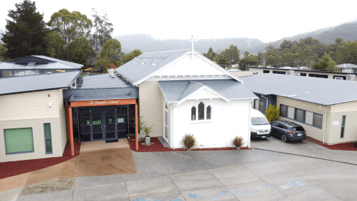 Tasmanian Pictorial Church Index drone image taken April 2022