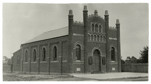 Baptist Tabernacle, Tasmanian Archives