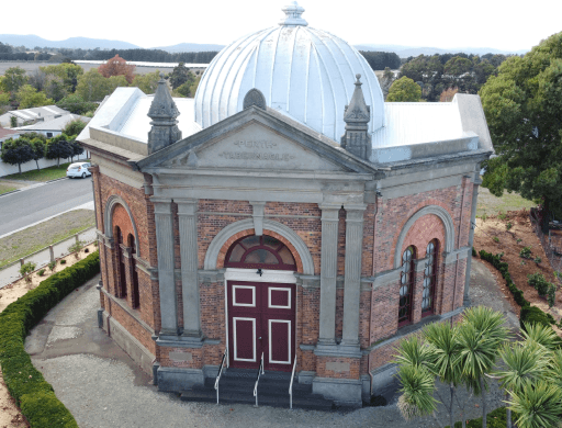 Tasmanian Pictorial Church Index drone image, April 2021.