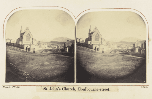 St John's Church, 1860. J M Sharp Photo