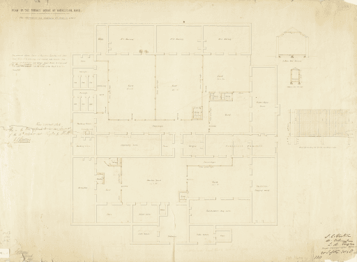 Public Works Department, plan of Ross Female Factory, Tasmanian Archives