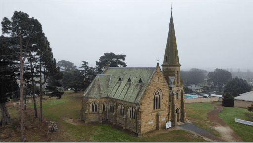 Tasmanian Pictorial Church Index drone image, June 2021