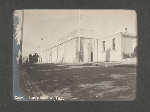 Launceston Gaol, 1890, State Library of Tasmania
