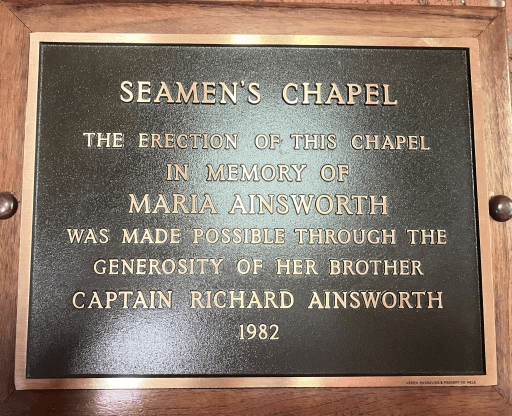Seamen's Chapel Matthew Flinders Photograph taken September 2024