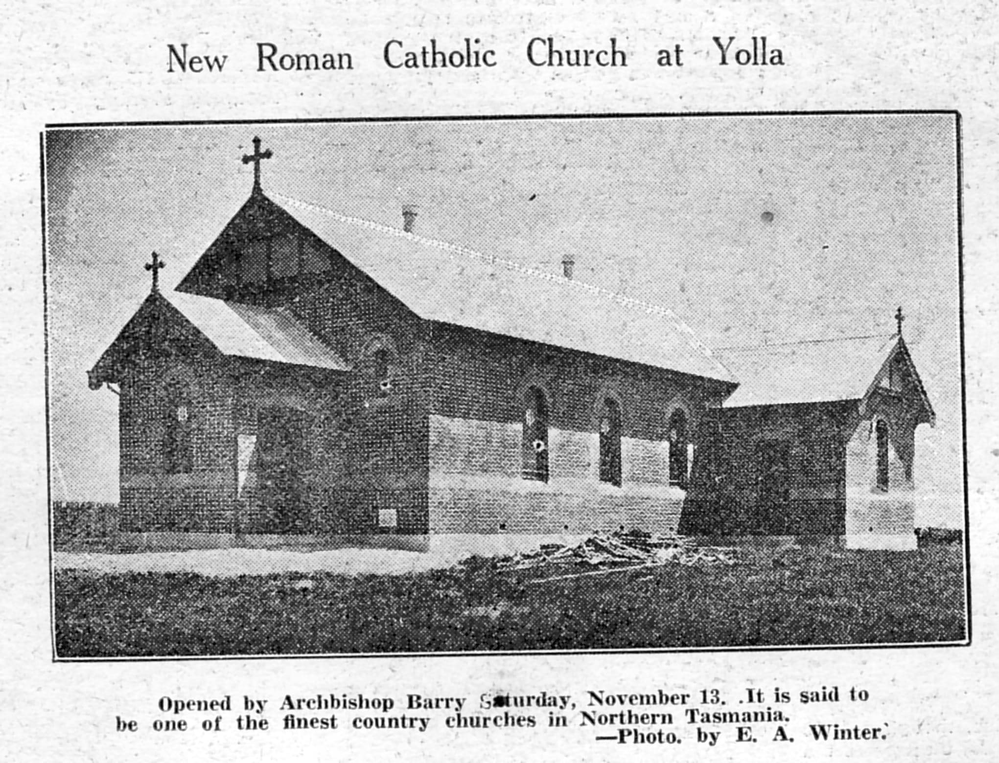 St Joseph's, Yolla, Tasmania