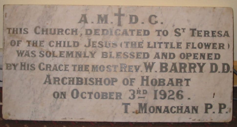 St Teresa's, Kimberley, Tasmania