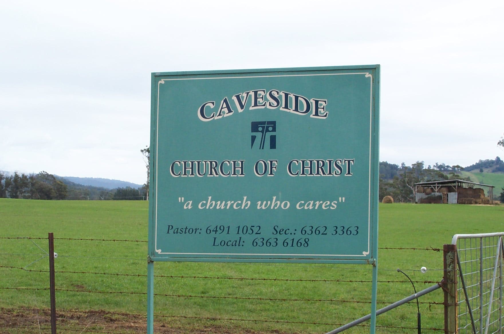 Caveside Church of Christ "The Church in the Paddock", Caveside, Tasmania