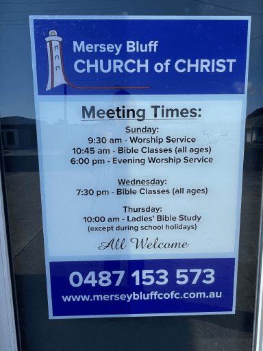 Mersey Bluff Church of Christ, Devonport