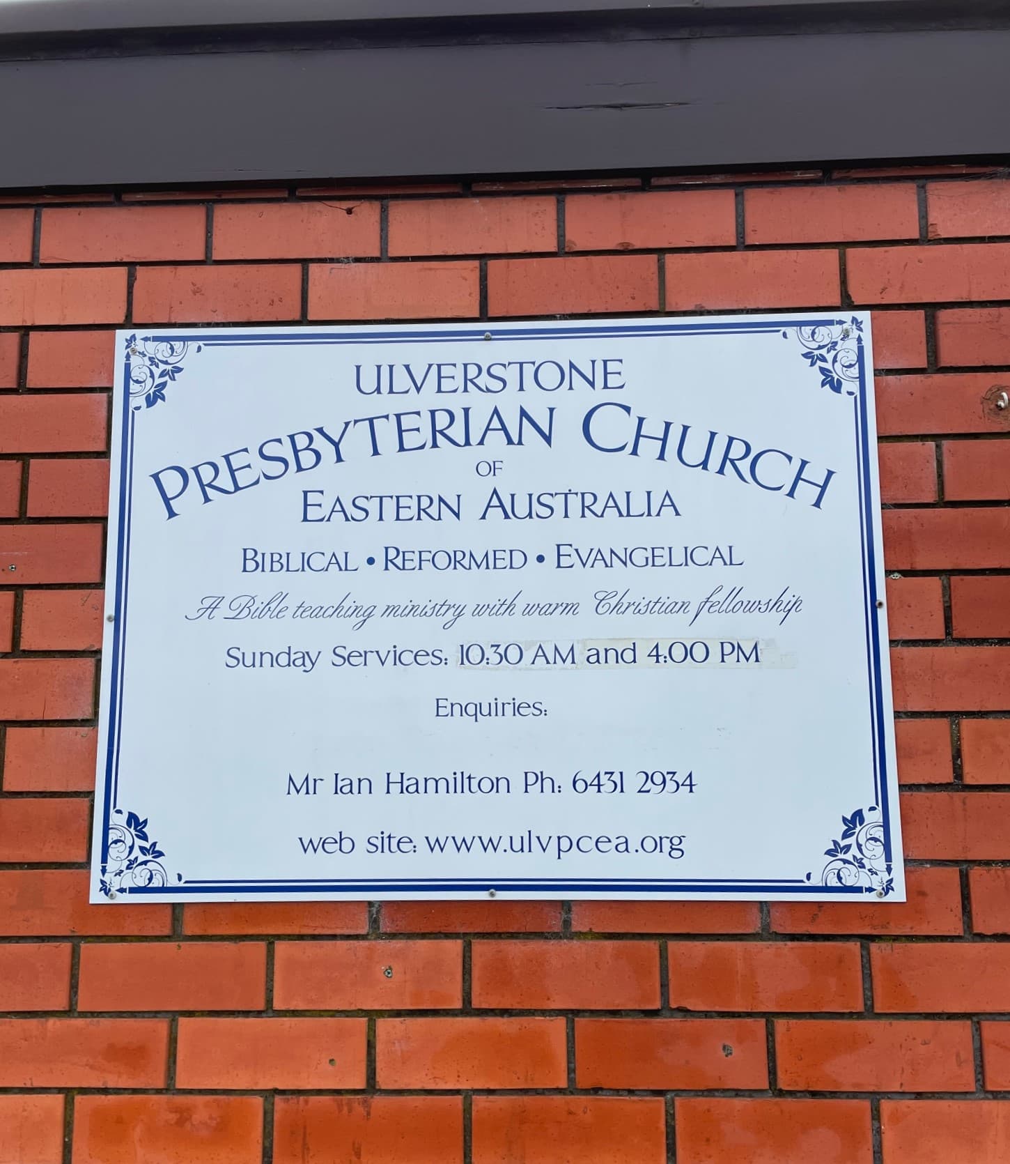 Ulverstone Presbyterian Church of Eastern Australia, Ulverstone, Tasmania