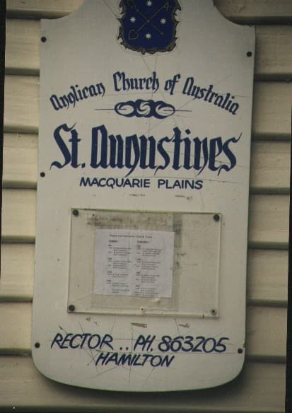 St Augustine's, Macquarie Plains, Tasmania